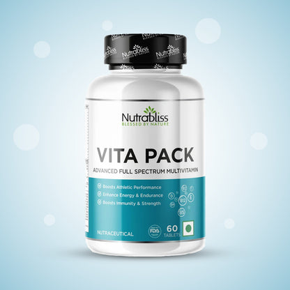 Nutrabliss Vita Pack one daily Multivitamin tablets for men and women 30 tablets